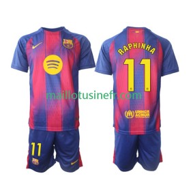 Maillot de Foot FC Barcelone Raphinha 11 Domicile 2025-26 - Enfant